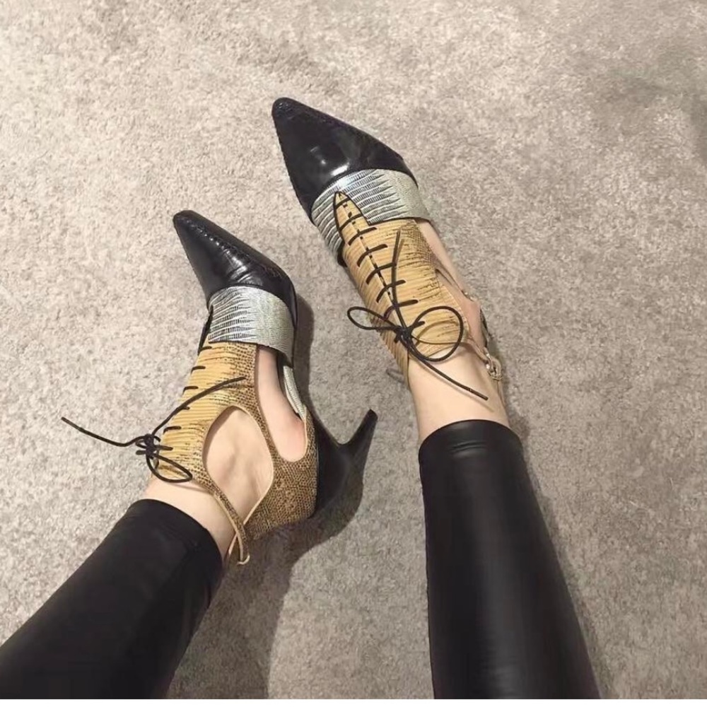 Christian Dior 70MM Nomade CUT OUT PUMPS